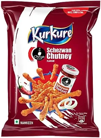 Kurkure Shezwan Chutney Flavor - 72g